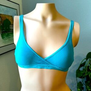 Cosabella mesh bralette. Teal blue. Size Medium.